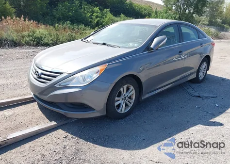 2014 Hyundai Sonata Gls from USA, damaged, VIN 5NPEB4AC1EH848883